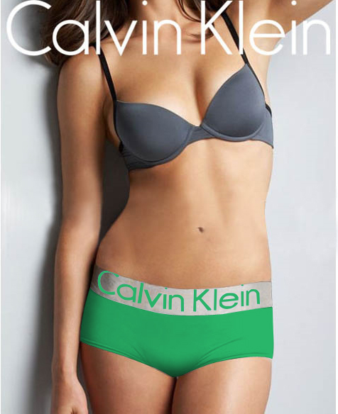 Boxer Calvin Klein Mujer Steel Blateado Verde